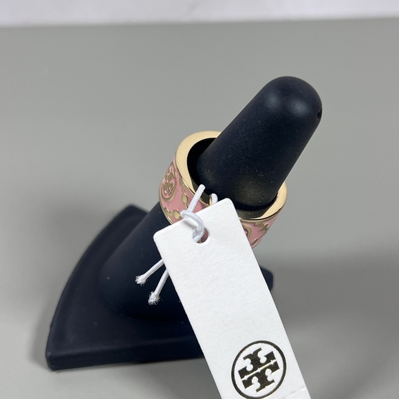 Tory Burch Pink and Gold Women's Ring - Picture 3 of 3